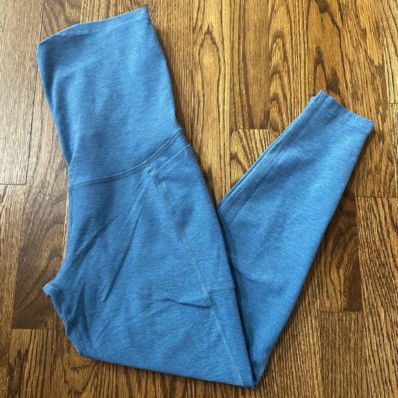 BEYOND THE BUMP Spacedye Love The Bump Maternity Pocket Midi Legging, size L - Picture 2 of 10